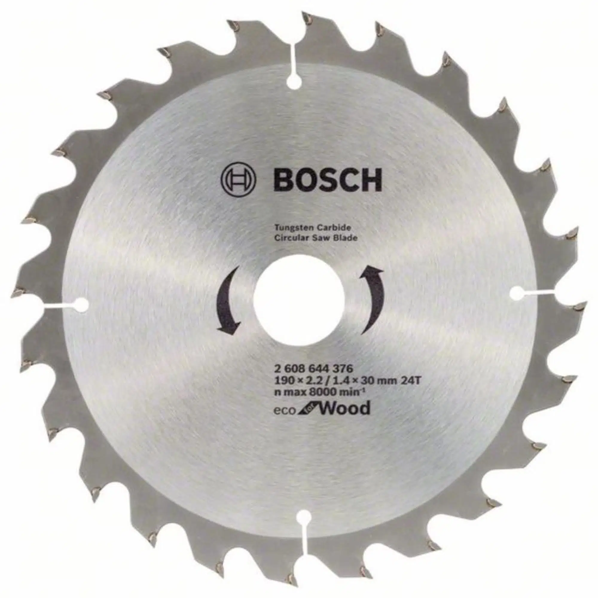 Bosch Eco For Wood Ahşap Daire Testere 190x2.2/1.4x30mm 24 Diş 