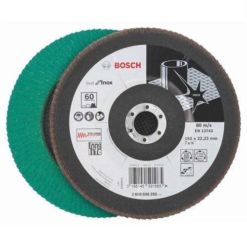 Bosch Paslanmaz İnox Flap Zımpara Diski 180 Mm 22,23 80 Kum
