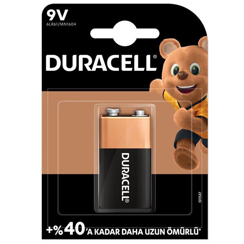 Duracell 9V Alkalin 9V Pil 1 Adet