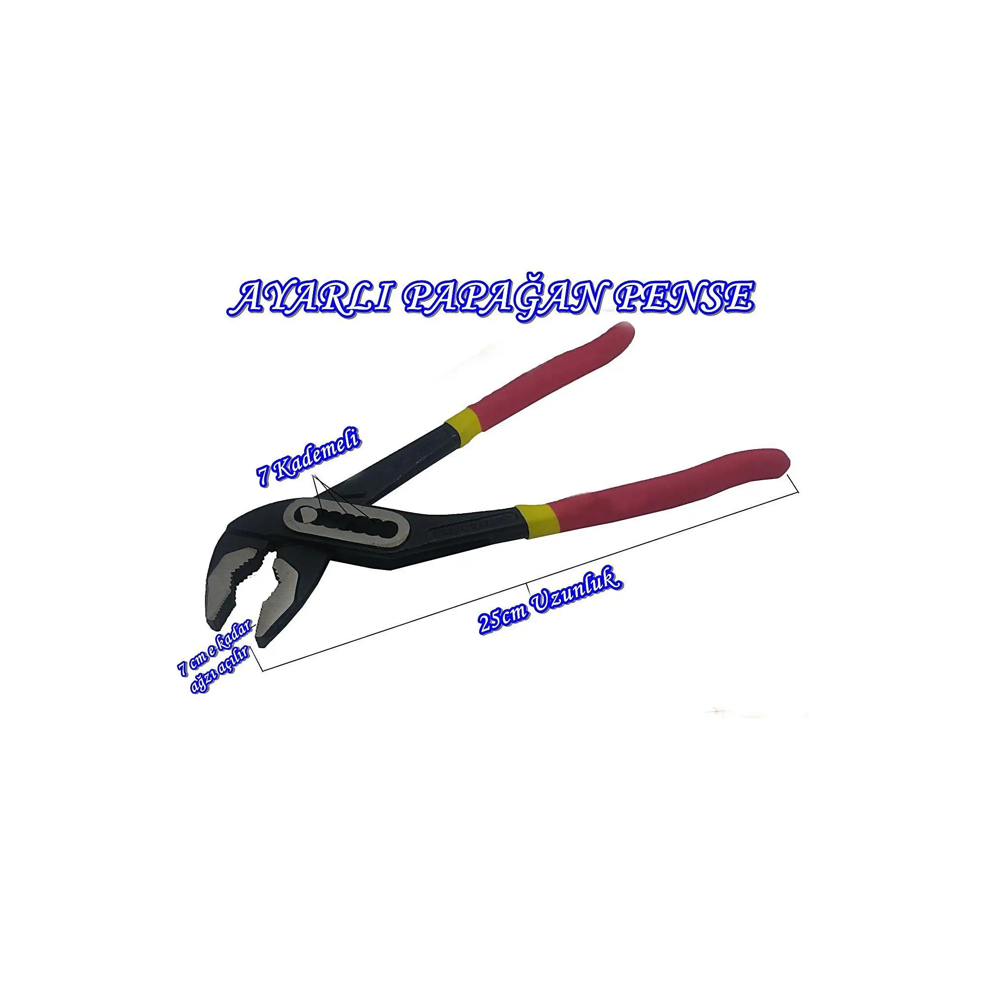 Gk Tools Fort Pense Papağan Pense Pvc İzoleli Üniversal 250mm