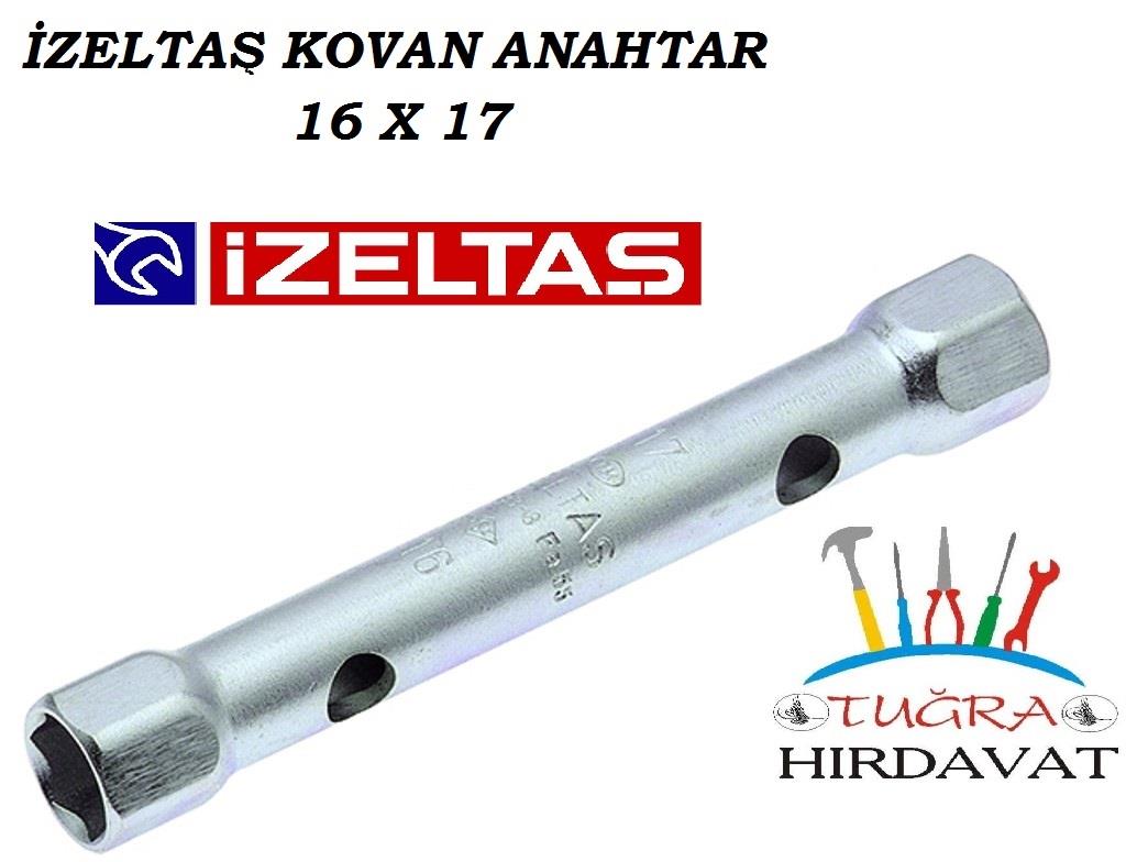 İzeltaş Kovan Anahtar İki Ağız 16x17