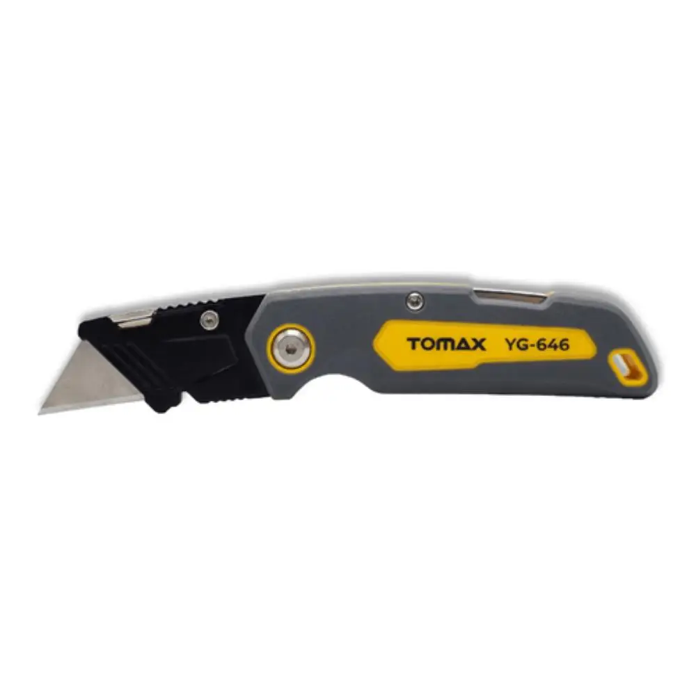 TOMAX YG-646 Katlanır Maket Bıçağı Hızlı Bıçak Değiştirme Sistemli