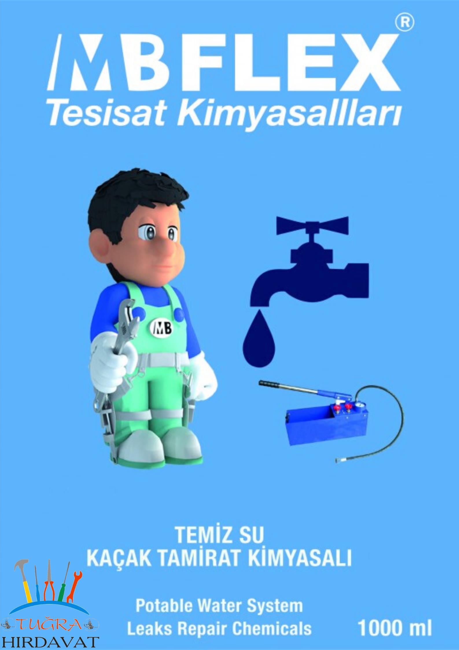 MBFlex Temiz Su Kaçak Onarım Kimyasalı 1000ml