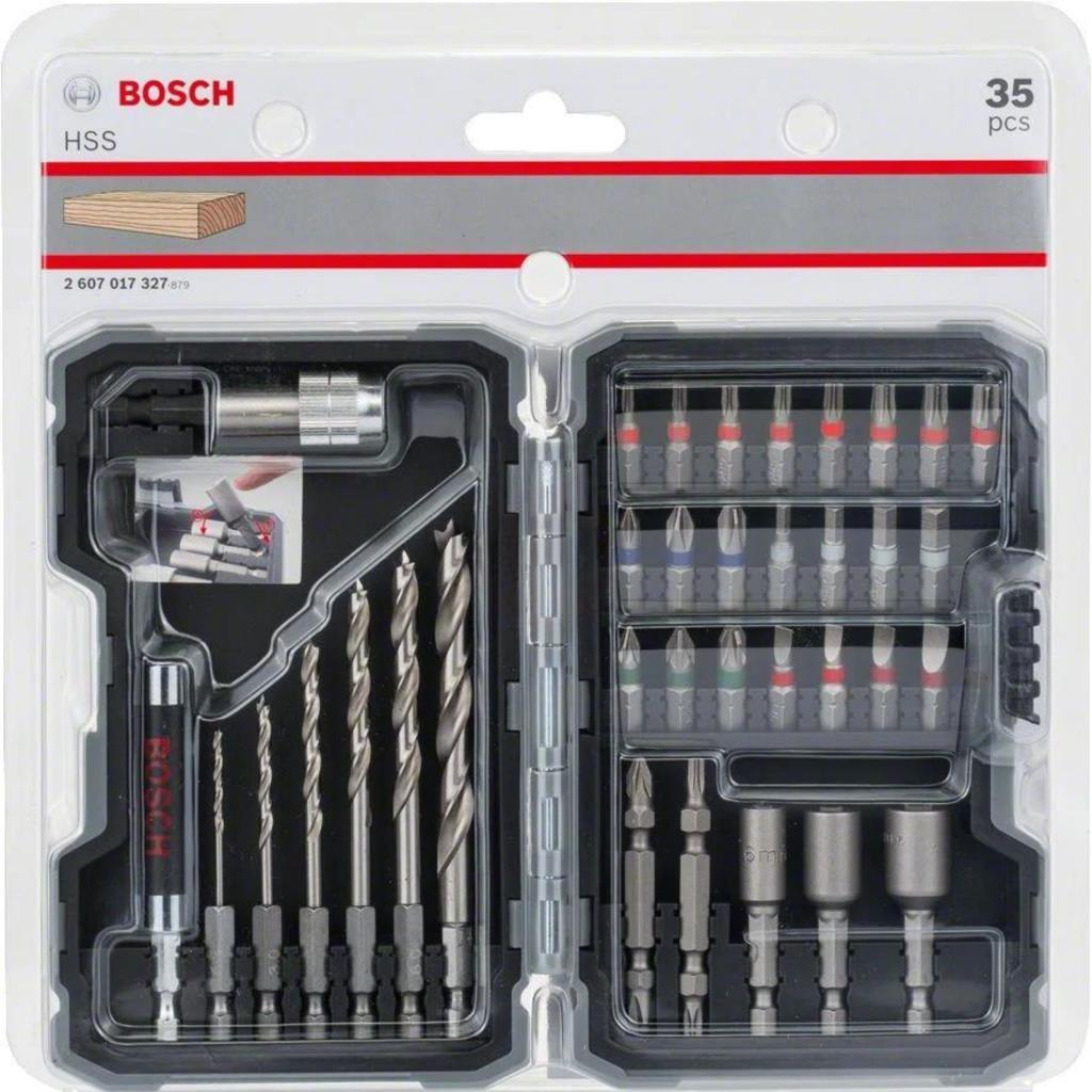 Bosch Profesyonel 35 Parçalı Matkap ve Vidalama Uç Seti / Ahşap-2607017327