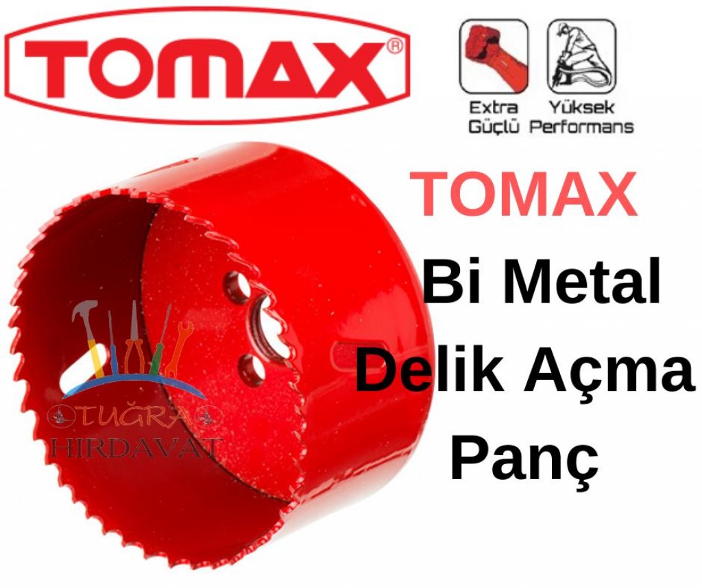 Tomax Hss Bi Metal Panç 40 mm Delik Açma Pancı Testeresi