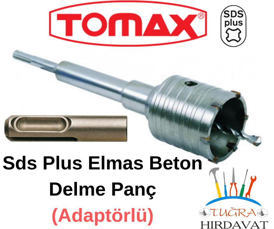 Tomax Sds Plus Elmaslı Beton Delme Panç Adaptörlü 55mm