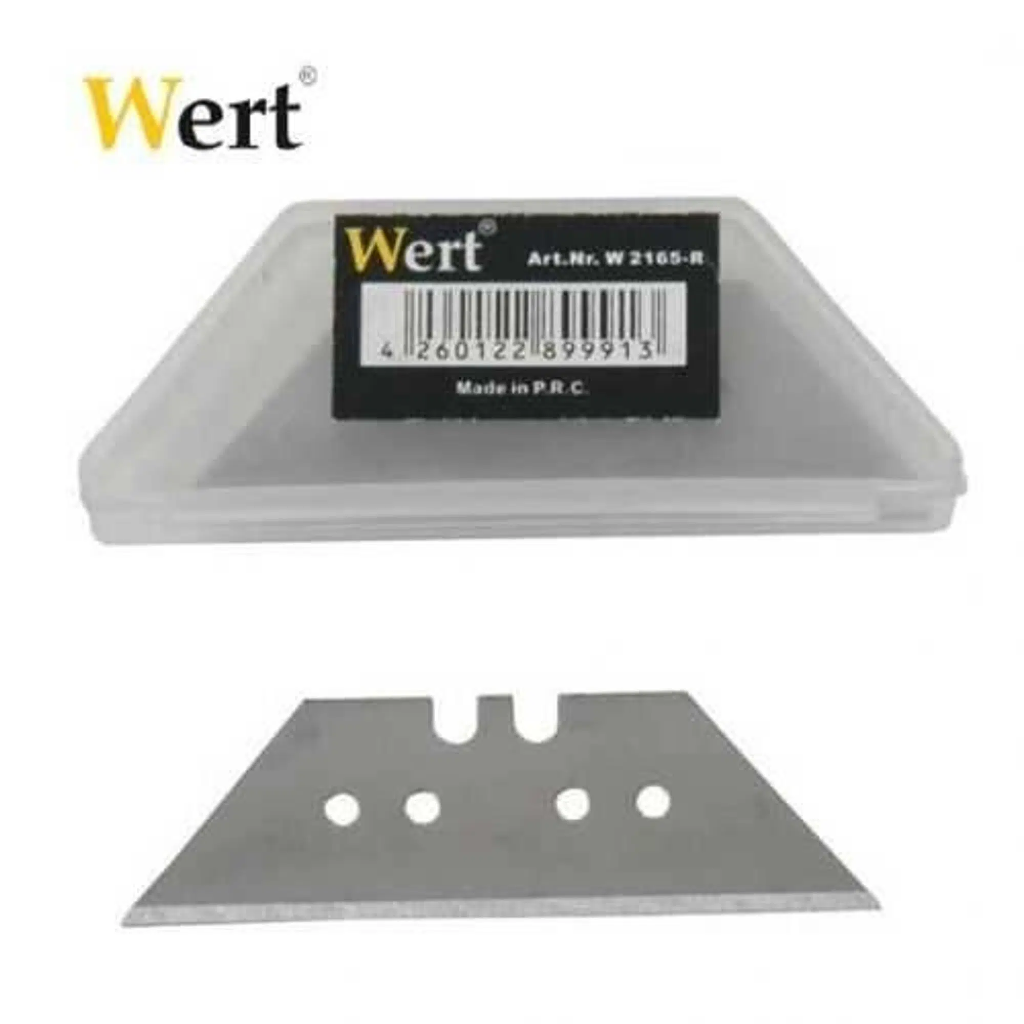 WERT 2165-R Cam Kazıyıcı Halı Maket Bıçağı Yedeği 10 lu paket
