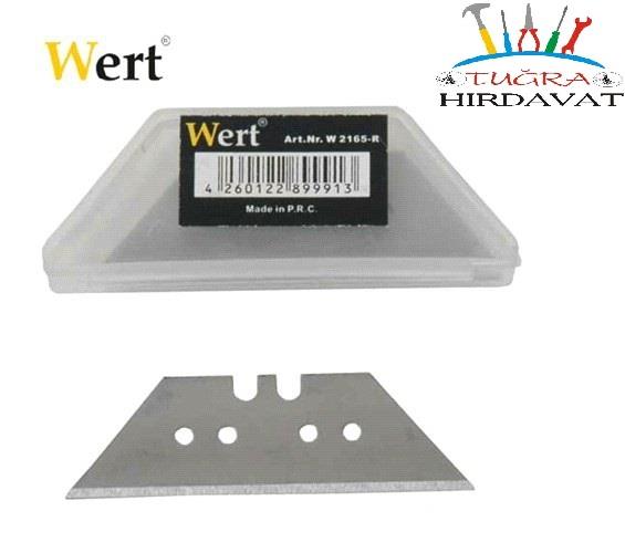 WERT 2165-R Cam Kazıyıcı Halı Maket Bıçağı Yedeği 10 lu paket