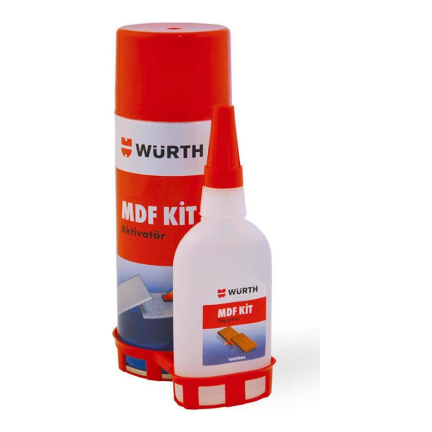 Würth MDF Kit Aktivatör Hızlı Yapıştırıcı 100ml + 500ml